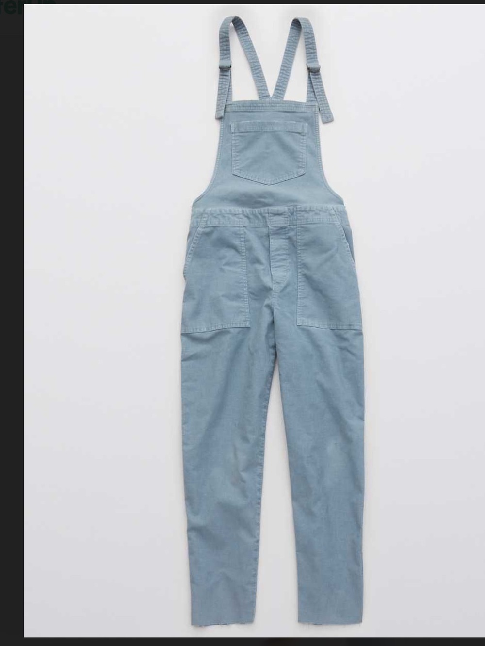 aerie Women's Corduroy Light Blue Overalls Size XS - Picture 3 of 12